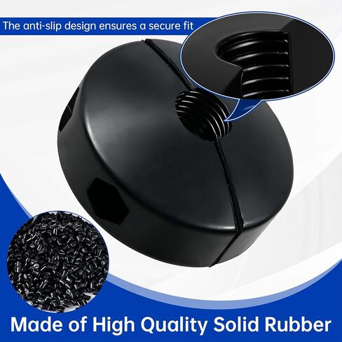 2 Pcs Ball Stopper for 3/8" ID Spring Driven Air Hose Reel, Adjustable Auto Rewind Retractable Hose Reel Stopper, Air Hose Rubber Bumper for 0.57 to 0.63 Inch Hoses in Kuwait