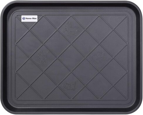 Multi-Purpose Boot Tray Mat,Boot Tray for Entryway, Pet Bowl Tray,Dog Bowl Mat,Waterproof Trays for Indoor and Outdoor Floor Protection,20“x 15"/2 Pack in Saudi Arabia