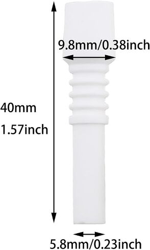 5PCS Sandblasting Replacement Ceramic Nozzles 10mm Connector Total Length 40mm Power Tool Part Suitable for Honey Collectors in Kuwait