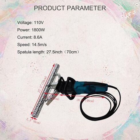 INTBUYING 27.5" Foam Planer Saw, Spray Foam Insulation Cutting Removal Tool, Open Cell Polishing Tool 110V for Polyurethane Sprayer Machine in Kuwait