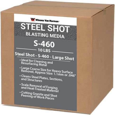 Steel Shot S-460 - Blasting Media - Large Shot Size (5lbs) in Kuwait