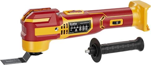 Cordless 21000 OPM Orbiting Multi Tool Compatible with Milwaukee 18V Battery,Brushless Zero Clearance Cut,Variable Speeds,4.5° Fast Cut,Low Vibration,Woodcutting Blades(Power Oscillating Tool Only) in Kuwait