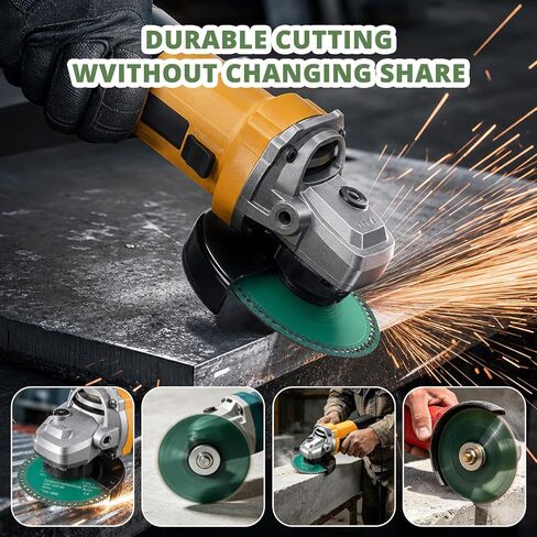 4-1/2 Inch Diamond Saw Blades for Angle Grinder for Angle Grinder 7/8" Cutting Disc, Grinder Cut Off Wheels for Metal, Ceramic, Marble, Stone–Disco para Cortar Ceramica, Grinder Blades (4PCS) in Kuwait