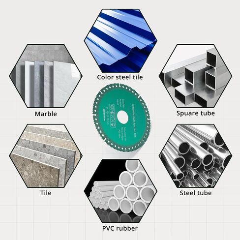 4-1/2 Inch Diamond Saw Blades for Angle Grinder for Angle Grinder 7/8" Cutting Disc, Grinder Cut Off Wheels for Metal, Ceramic, Marble, Stone–Disco para Cortar Ceramica, Grinder Blades (4PCS) in Kuwait