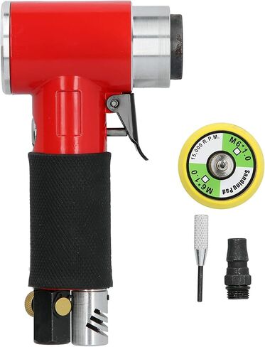 Pneumatic Sandpaper Machine, Eccentric Air Sander with 2/3 in Grinding Pad, Low Noise High - Speed Air Polisher for Mirror Buffing on Metal Furniture Plastic in Kuwait