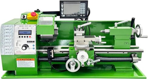 Precision Metal Lathe 8"x16", Variable Speed 50-2500rpm with Digital Display 1100W 110V in Kuwait