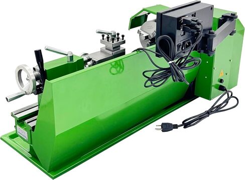 Precision Metal Lathe 8"x16", Variable Speed 50-2500rpm with Digital Display 1100W 110V in Kuwait