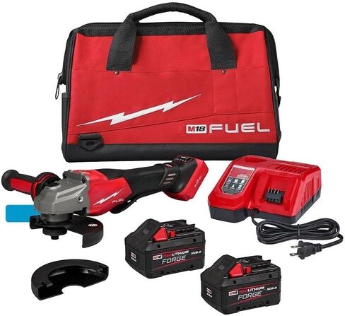 for Milwaukee.d M18 FUEL™ 4-1/2" / 6" Variable Speed Grinder, Paddle Switch, Brushless Motor, ONE-KEY™ Compatible, Battery Kit, Kickback Protection in Kuwait
