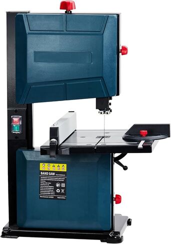 Towallmark Bandsaw, 3-Amp & 8-Inch Band Saw, 1800FPM Benchtop Bandsaw with Removable Safty Key, 0-45 Tilting Range, Saw For Cutting Wood with Fence and Miter Gauge, Band Saws for Woodworking in Kuwait