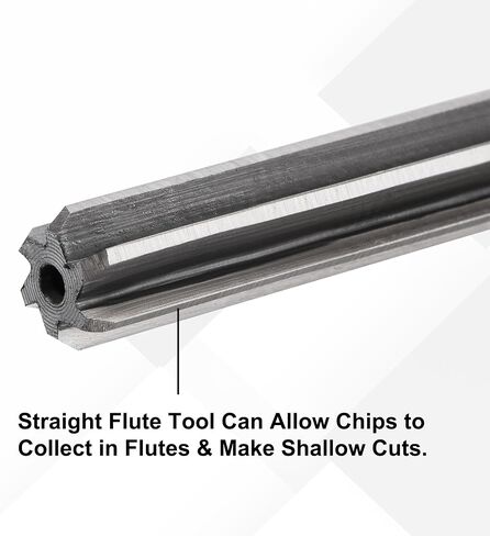 10pcs HSS Chucking Reamer Set, 3-12mm Straight Flute Lathe Reamer, H7 Tolerance Milling Finishing Tool in Kuwait