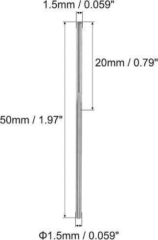 Chucking Reamer, 1.5mm C3/K10 Tungsten Carbide H7 Accuracy Lathe Machine Reamer 4 Straight Flutes Milling Cutter in Kuwait