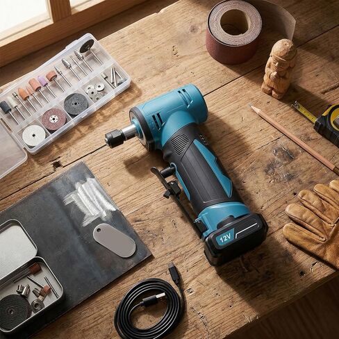 ASHATA Straight Grinder 0-24500RPM Variable Speed | Electric Die Grinder with TType Grip for Sanding Polishing Carving in Kuwait