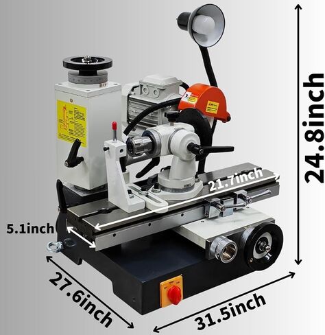 Universal Tool Grinding Machine 56/s 50HC Accessories 220V | FC300 Cast Iron, 2800RPM, For Reamers, gear cutters, end mills, etc, 360 °grinding wheel head, high-precision linear guides in Kuwait