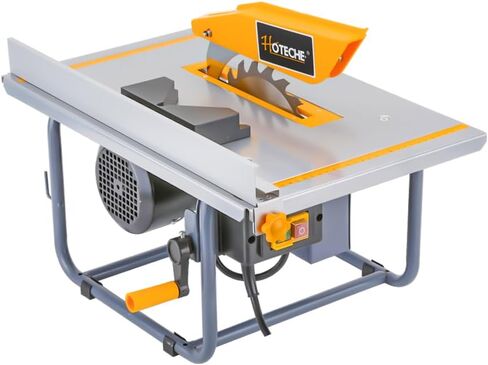 Hoteche 8-Inch Portable Table Saw, 720W Compact Benchtop Table Saw with 20T Carbide Tipped Blade, Precision Electric Woodworking Saw for Home Workshop & DIY Projects in Kuwait
