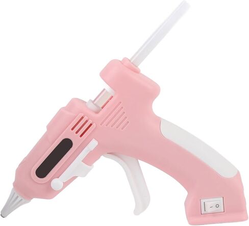 Cordless Hot Glue Gun Kit, Full Size Hot Glue Gun with 10 Glue Sticks, Rechargeable Cordless Glue Gun for Home Repair, Craft & DIY (Violet) in Kuwait