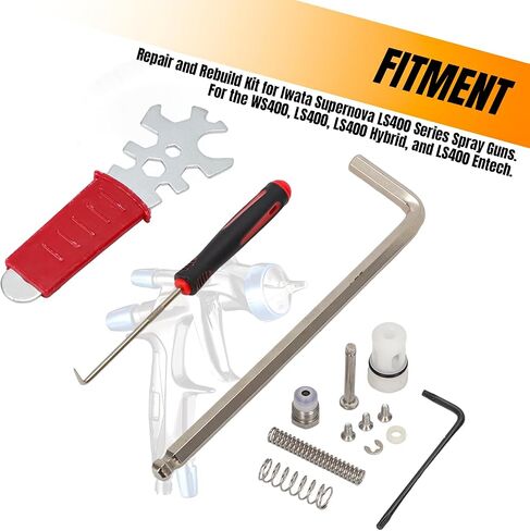 Airbrushes Repair and Rebuild Kit for Supernova Ls Ws, Replace for 5652 | Spray Gun Rebuild & Installation Kit, Upgraded Kit in Kuwait