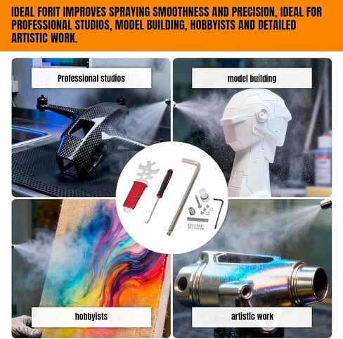 Airbrushes Repair and Rebuild Kit for Supernova Ls Ws, Replace for 5652 | Spray Gun Rebuild & Installation Kit, Upgraded Kit in Kuwait