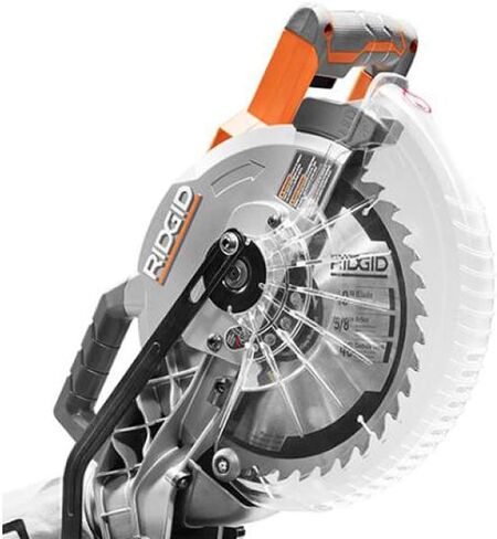 RIDGID 15 AMP 10 in. Corded Dual Bevel Miter Saw with LED Cut LINE Indicator R4113 in Kuwait