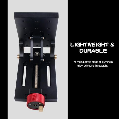 RATTMMOTOR TAP-90 150x100mm Manual Adjustable Angle Platform, 0-90° Tilt Stage, 40KG Load Aluminum Alloy Angle Positioning Platform M6 for Optical Experiment, Fixture, 3D Printing, DIY CNC in Kuwait