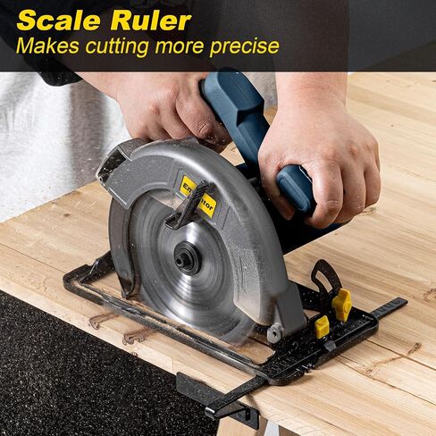 Enventor Circular Saw Corded, 11A Electric Circular Saws 7-1/4-Inch with 24T Blade Saw, Max Cutting Depth 2-7/16"(90°), 1-8/9"(0°-45°), Single Handed Bevel, 6,000RPM in Kuwait