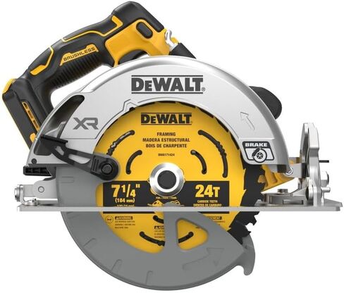 DEWALT 20V MAX* XR Brushless Cordless 7-1/4 in. Circular Saw (Tool Only) (DCS590B) (Renewed) in Kuwait