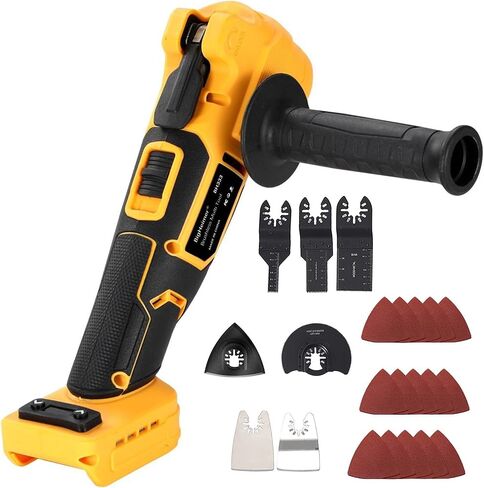 Brushless Oscillating Multi Tool for DEWALT 20V Battery, 6-Speed Anti-Twist | Tool Only, Battery and Charger Not Included, Quick-Release Accessory Change, Cutting, Sanding, Scraping and Grout Removal in Kuwait