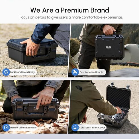 STARTRC Air 3 Hard Case Waterproof Carrying Case for DJI Air 3 Fly More Combo with DJI RC 2/RC-N2 Controller, Drone Accessories in Saudi Arabia