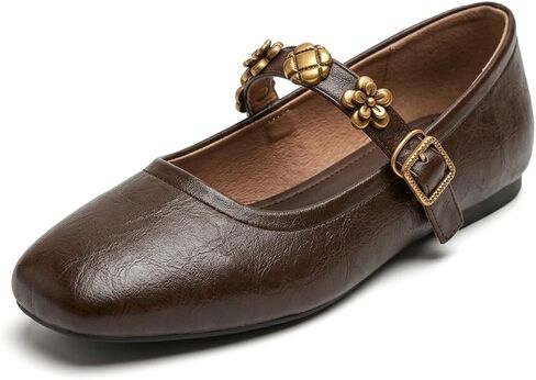 Women's Square Toe Flat Slide Sandals French Style Canvas Summer Slippers with Gold Buckle Elegant Outdoor Slip-on Beach Mules in Kuwait