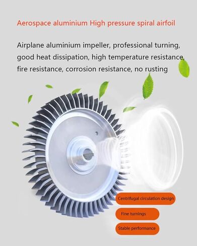 High-Pressure 110V Regenerative Blower, Industrial Vacuum Pump for Air Blowing & Suction, Low Noise Single Phase Sewa Aeration Vortex Blower in Kuwait