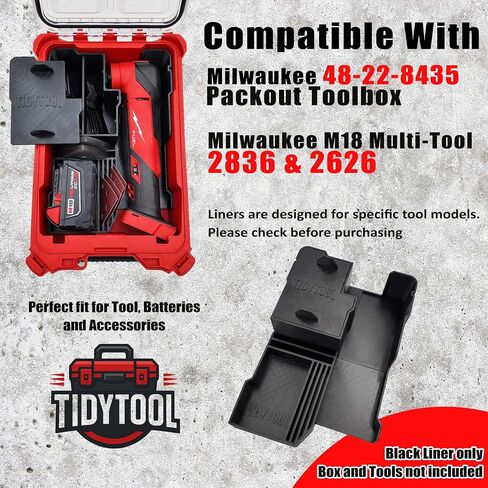 Organizer for M18 Multi Tool and Milwaukee Compact Organizer Tool Box in Kuwait