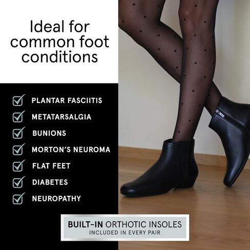 ABEO Via Boot Metatarsal Black Leather, 8 Medium in Kuwait