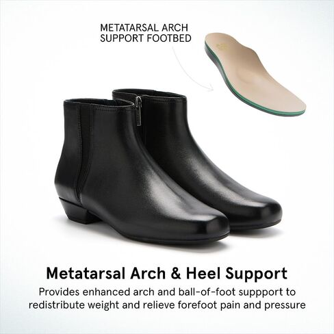 ABEO Via Boot Metatarsal Black Leather, 8 Medium in Kuwait