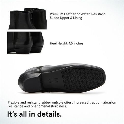 ABEO Via Boot Metatarsal Black Leather, 8 Medium in Kuwait
