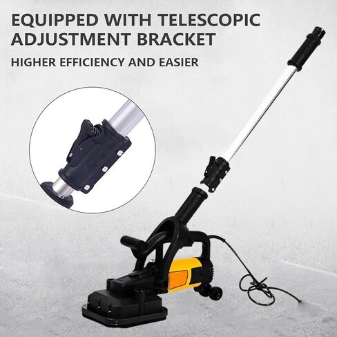 4-heads concrete grinder, electric concrete grinder with 3 grinding discs, handheld drywall grinder for cement, tile, marble and granite in Kuwait