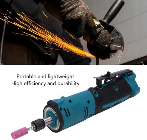 Asixxsix Straight Die Grinder, 3 Level Variable Speed Electric Straight Grinder Grinding Polishing Sanding Tool 1/4inch Chuck for Polishing, Welding Repair, Deburring in Kuwait
