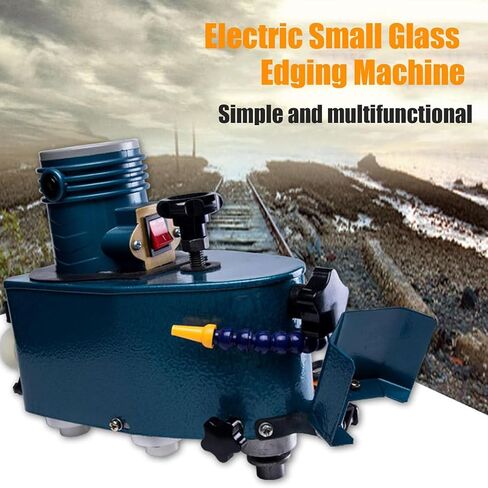 Electric glass edge grinding machine, portable small 8000r/min straight and round bevel grinding machine acrylic marble ceramic polishing machine in Kuwait
