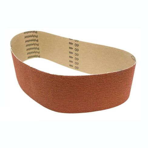 Benchmark Abrasives 4 x 24 Inch Sanding Belts with Ceramic Grains, Sand Paper for Metal Grinding, Sanding, Knife Polishing, Surface Blending Belt Sander for Woodworking (10 Pack), 80 Grit in Kuwait