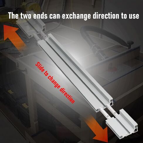 T Track Miter Fence Telescoping Flip Fence Woodworking Accessories Aluminum Alloy Material for Router Tables and Jointers in Kuwait