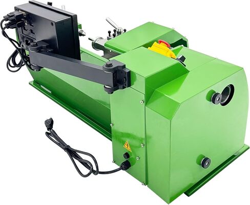 INTSUPERMAI 8"x16" Metal Lathe 1100W 110V | Electronic Gear Change, SM-210E 0.005mm DRO & Auto-Feed | Benchtop Precision Lathe for DIY, Workshop, Metalworking in Kuwait