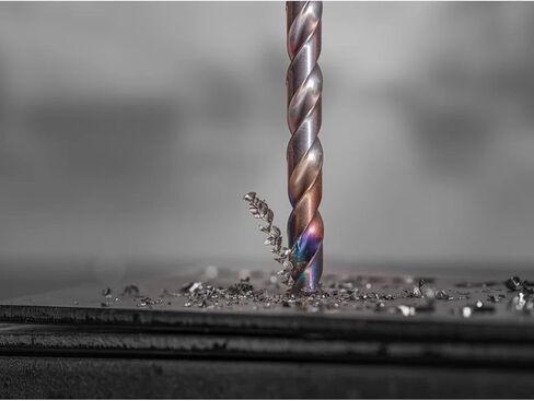 Diablo Metal Demon Drill Bit with Thermal Shield Protective Coating for Mild, Hardened and Stainless Steel - 4.3" Length, 17/64" Dia., 3-Flats Shank - DMD1764JB in Kuwait