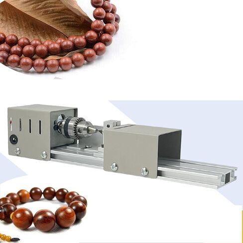Mini Lathe Polisher Machine, Multifunctional Metal Small Lathe for DIY Wood Model Making, Drilling,Grinding Wood and Stone in Kuwait