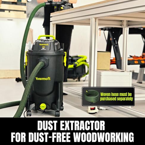 CVL30-RC 8 Gallon Dust Extractor with Remote Control 5.5 Peak HP Shop Vacuum Wet Dry Vacuum Cleaner with HEPA Filter, Dust Bag for Woodworking, Garage, Workshop and Home Cleaning in Kuwait