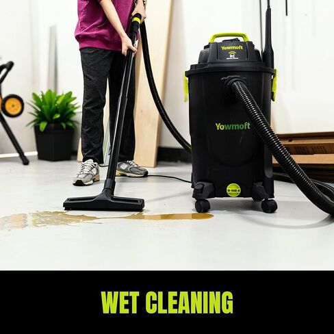 CVL30-RC 8 Gallon Dust Extractor with Remote Control 5.5 Peak HP Shop Vacuum Wet Dry Vacuum Cleaner with HEPA Filter, Dust Bag for Woodworking, Garage, Workshop and Home Cleaning in Kuwait