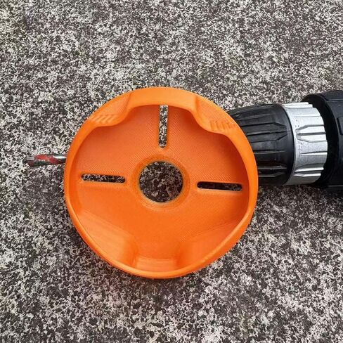 Circular Drill Dust Collector, 100mm Diameter Wall Drilling Dust Catcher for Clean & Easy Holes, Reusable Dust Trap for Drywall Concrete Brick, Drill Attachment for Dust Control in Kuwait