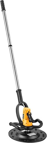 VEVOR Electric Power Trowel, 800W Concrete Finishing Machine Corded with Mixing Rod, 6-Speed Adjustable 120–200 RPM, Steel & Plastic Trowel Discs, Extension Handle, Floor Smoothing Cement Finisher in Kuwait