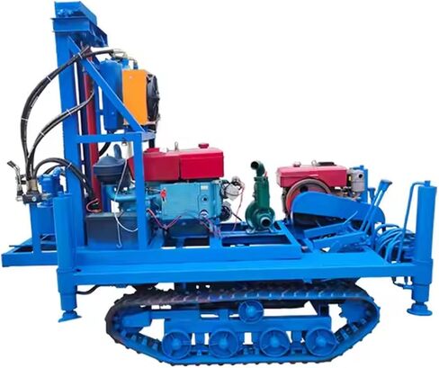 Crawler Water Well Drilling Rig Portable Hydraulic Borehole Drill 120m | Compact Water Well Drilling Rig for Farms, Remote Areas, and Geological Exploration with Stable Deep Drilling Performance. in Kuwait