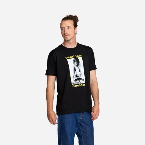TSURT Pearl Jam “Choices" T-Shirt | Official Licensed Band Merch | Cotton Tee (Black) in Kuwait