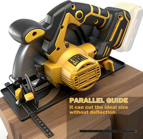 Cordless Circular Saw 7-1/4-Inch Compatible with DeWalt 20V Battery,Brushless Electric Circular Saw with Laser Guide, 2 Blades for Wood, Plastic, Soft Metal (Battery Not Included) in Kuwait