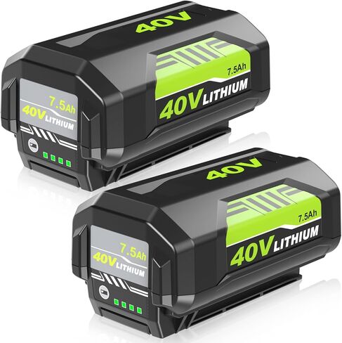 1 Pack Upgraded to 8000mAh Replacement for Ryobi 40V Battery(Green) | Compatible with Ryobi 40 Volt Battery OP4075A OP40601 OP4040 OP40401 OP40404 in Saudi Arabia