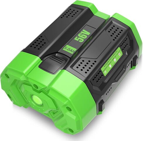 2 Packs 5Ah 56 Volt Lithium ion Battery Replacement for EGO 56V Batteries BA2800T(Green) in Kuwait